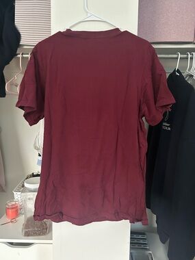 Classic Men's Crewneck T-Shirt - Burgundy